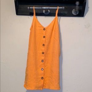 Pink Lily Orange Sundress